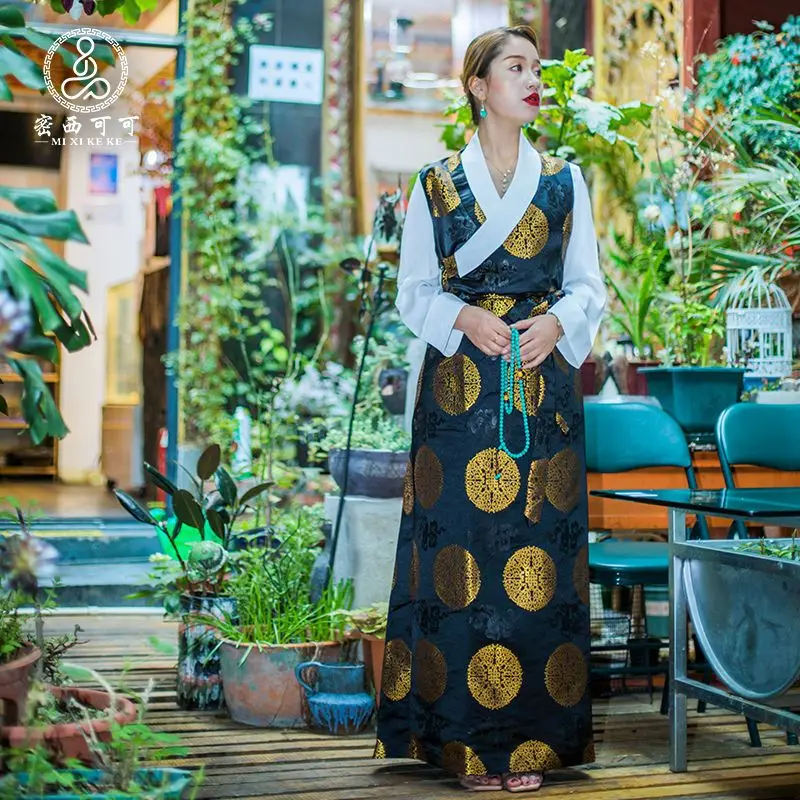 Tibetische Bora Damen Lhasa Kleidung neue zweiteilige tibetische Kleidung