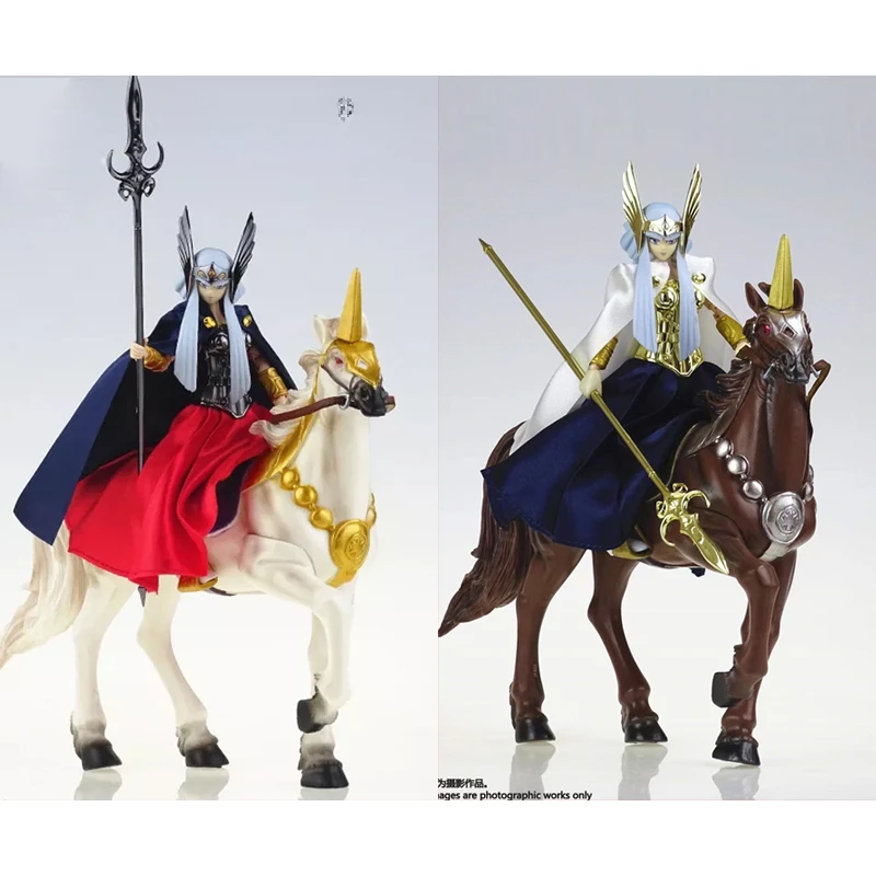 JM.MSTmodel Saint Seiya Myth Cloth EX Polaris Hilda Hiruda 2 Body/Dress White Horse Asgard Knights of the Zodiac Action Figure