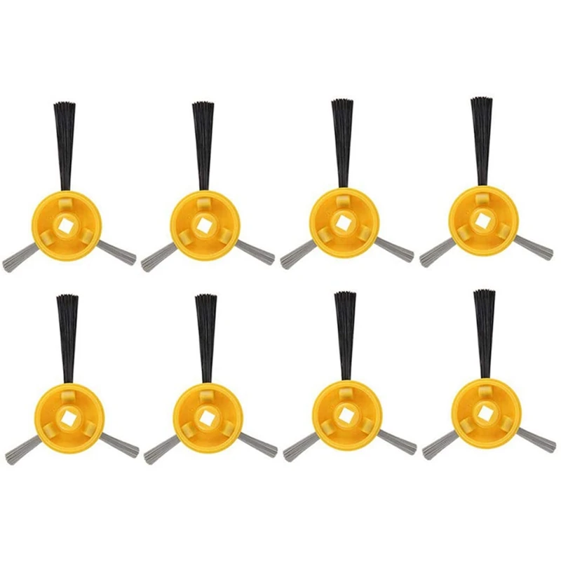8 Pack Side Brushes Replacement Parts Compatible For Shark ION Robot R75 RV700 RV720 RV750 RV750C RV755 Vacuum Cleaner