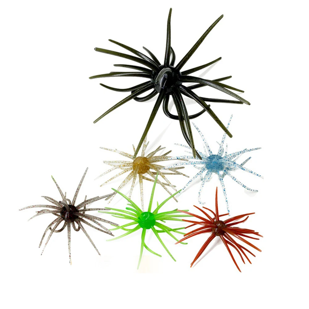 

Hot Sales Luya Bait Floating Sea Urchin Ball Soft Bait Biomimetic Soft IBlack Bite Resistant Water Fake Bait Supplies