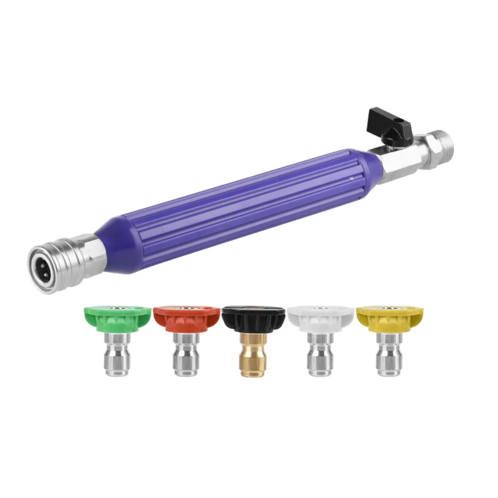 

Пистолет-распылитель для мойки высокого давления с 5-цветными насадками, быстроразъемные аксессуары для орошения сада, принадлежности для мойки автомобилей