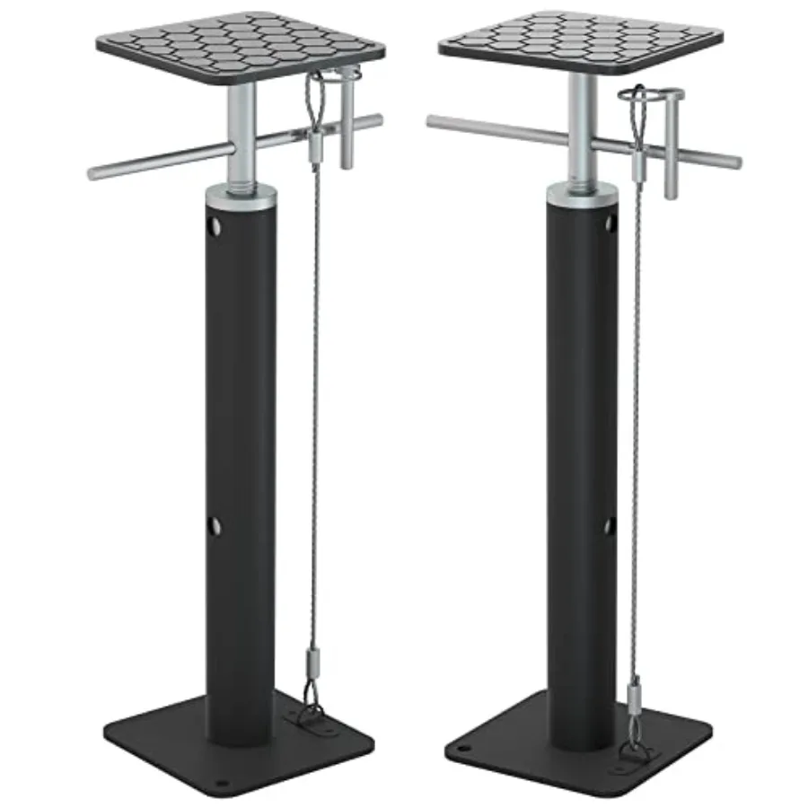 

Heavy Duty RV Slide Out Stabilizers, Steel, Black, Adjustable 20-42 Support Jacks for Camper, Trailer Motorhome, Up to 5, 000 l