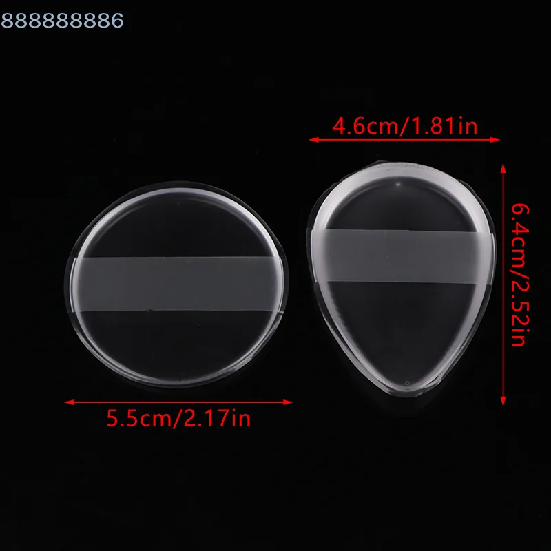 1 Esponja de Maquillaje de Gel de Silicona Transparente, Accesorios para Base de Maquillaje, Crema BB, Sin Polvo