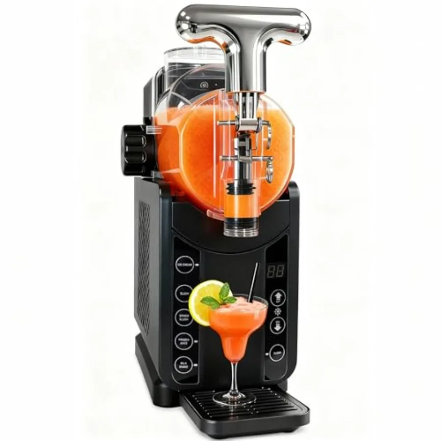 

Аппарат для приготовления замороженных напитков (сладкий сироп, фраппе, смузи) с 5 предустановленными программами и LED-дисплеем – идеально подходит для замороженных маргарит, фраппе, смузи.