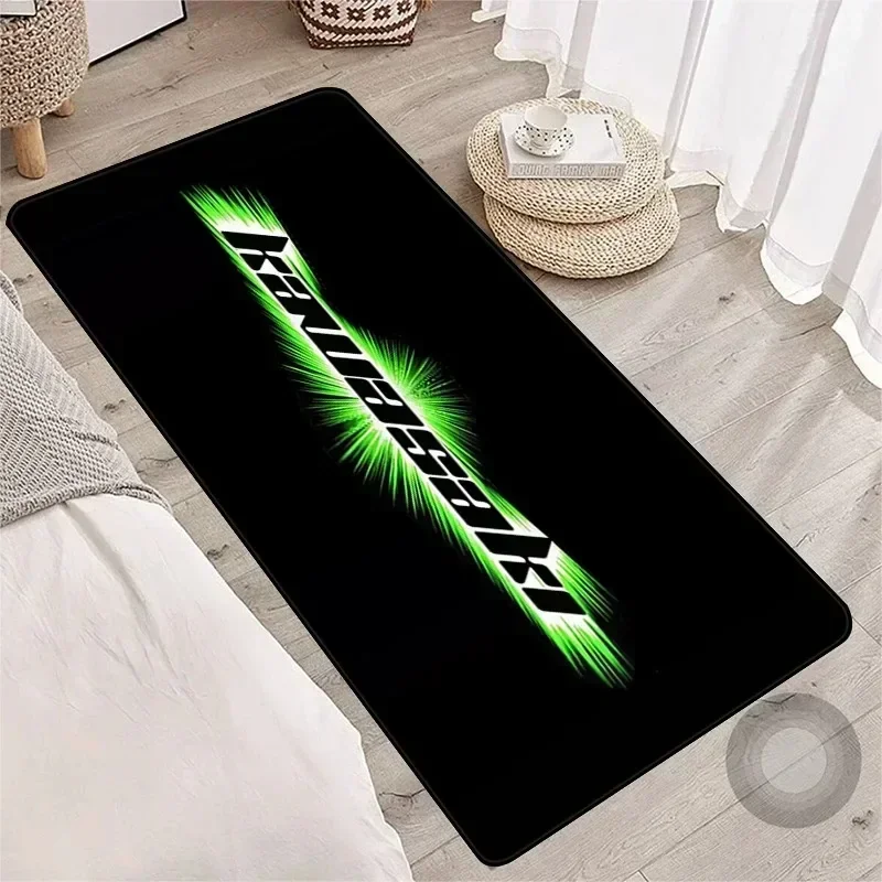 Garage Mat Motorcycle Carpet Racing Cool Moto Display Kawasaki Carpet for Kawasaki Motorcycle Area Rug Anti-slip Floor Decor Rug - afbeelding 1