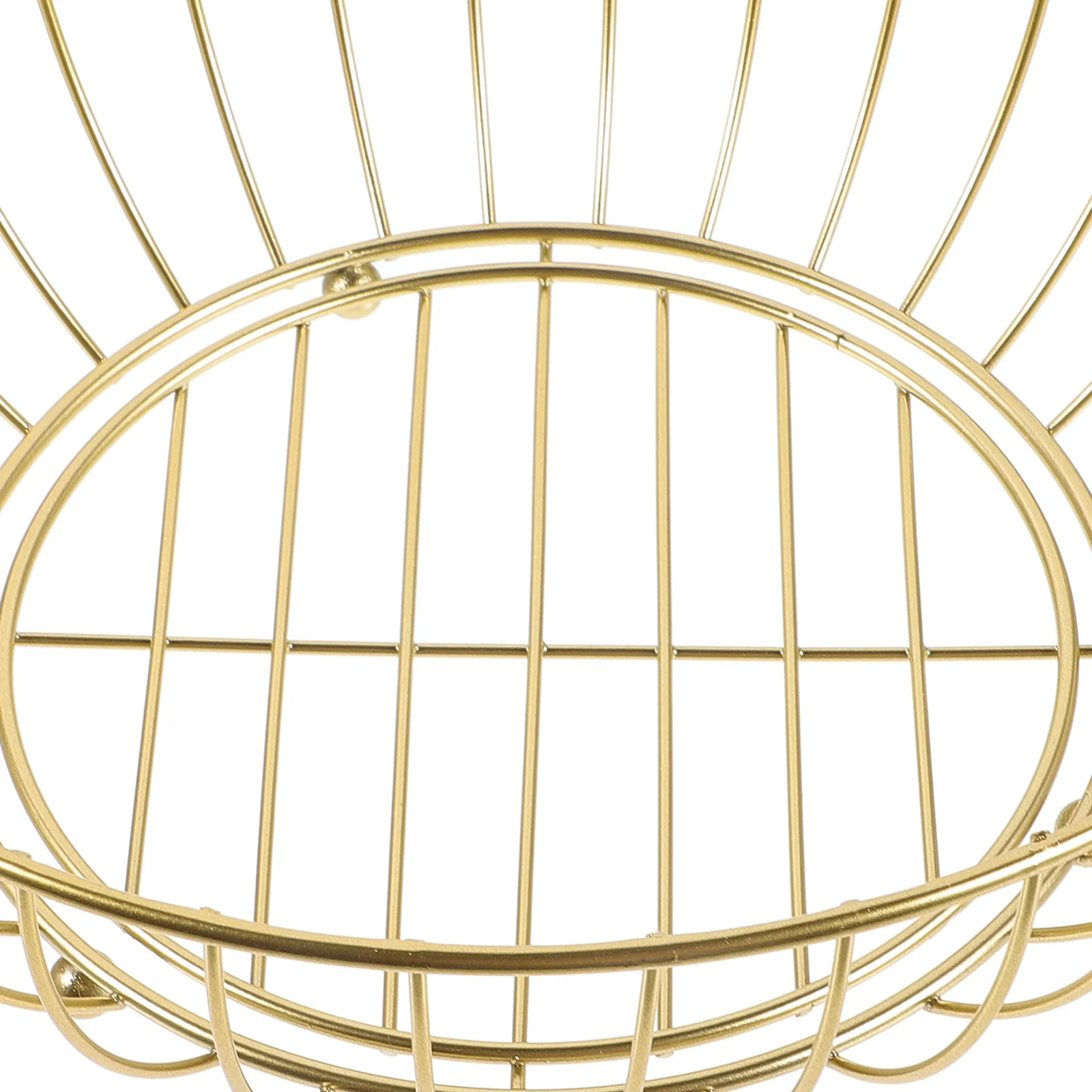 

Nordic Style Metal Wire Fruit Basket Hollow Design Chic Desktop Organizer for Fruits Snacks Vegetables Kitchen