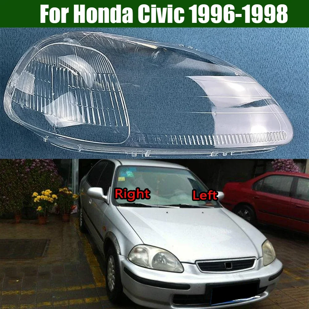 

Для Honda Civic 1996-1998 крышка фары корпус фары маска прозрачный абажур линзы из плексигласа автозапчасти