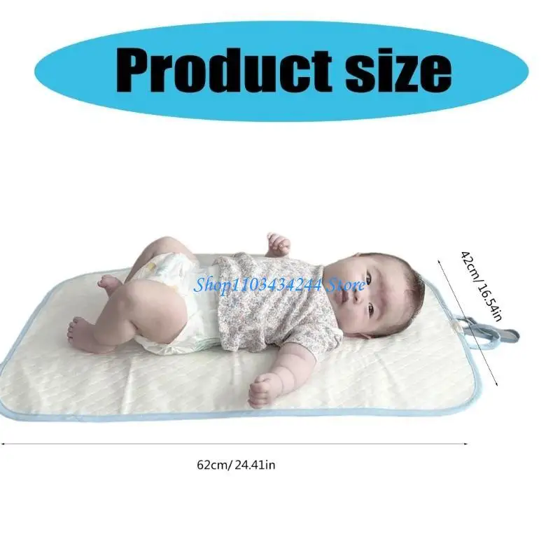 الطفل Bowknot حفاضات تغيير الوسادة السفر تغيير حصيرة بطانة الرضع حديثي الولادة حفاضات ورقة حامي تغيير الوسادة