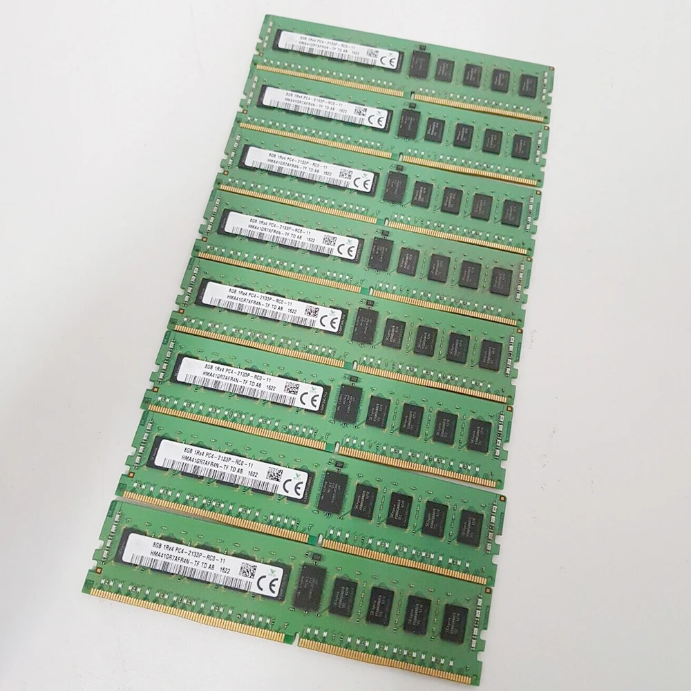 

1 шт. для SK Hynix RAM 8GB 8G 1R × 4 PC4-2133P 2133 DDR4 память ECC REG