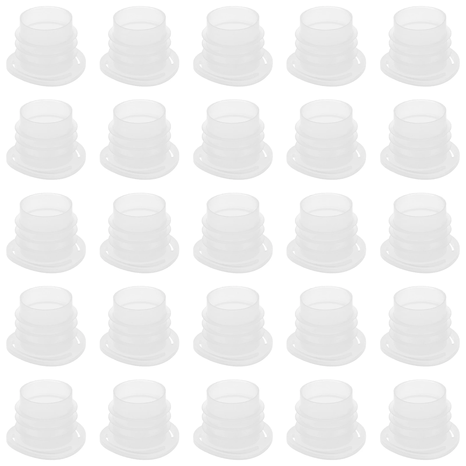 

100pcs Plastic Stopper Bottle Plug Leakproof Replacement Salt Pepper Shaker Decanter Planter Drainage Tube Cap Air