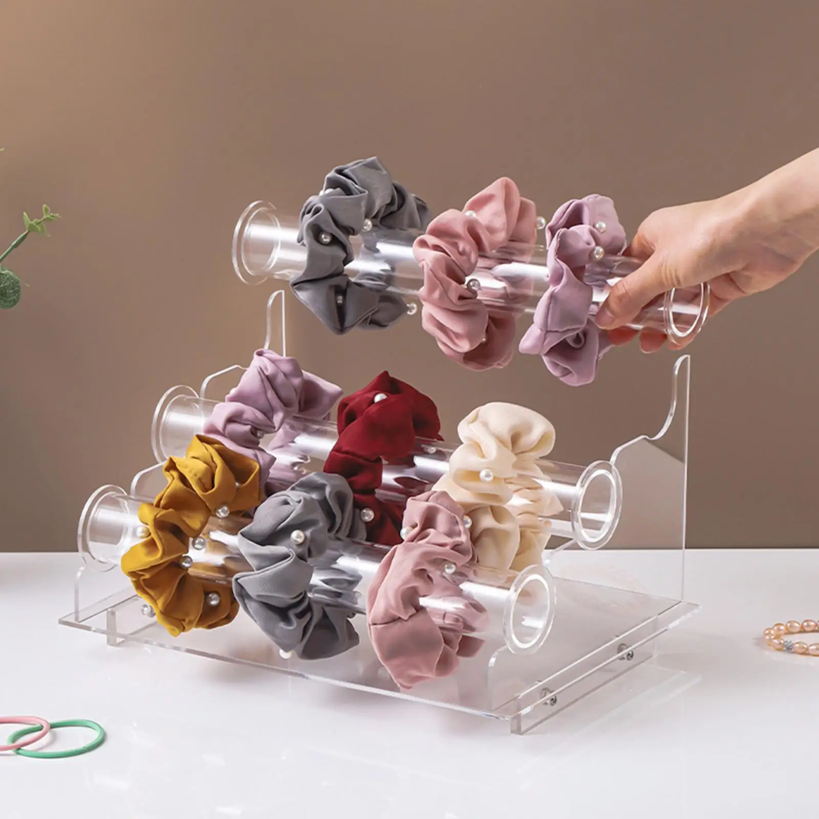 

Countertop Bracelet Holder Bracelet Display Rack Transparent Headband Holder