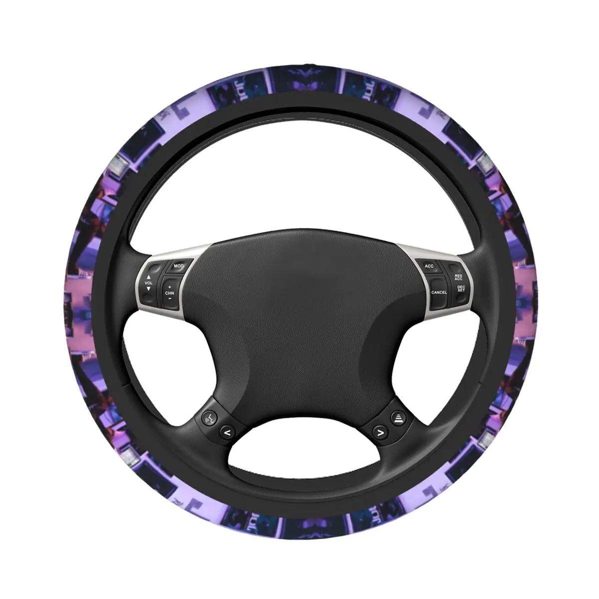 JuL C'est Pas Des Lols غطاء عجلة قيادة السيارة 38 سنتيمتر المضادة للانزلاق الفرنسية مغني الراب موضة اكسسوارات السيارات التصميم الداخلي #2