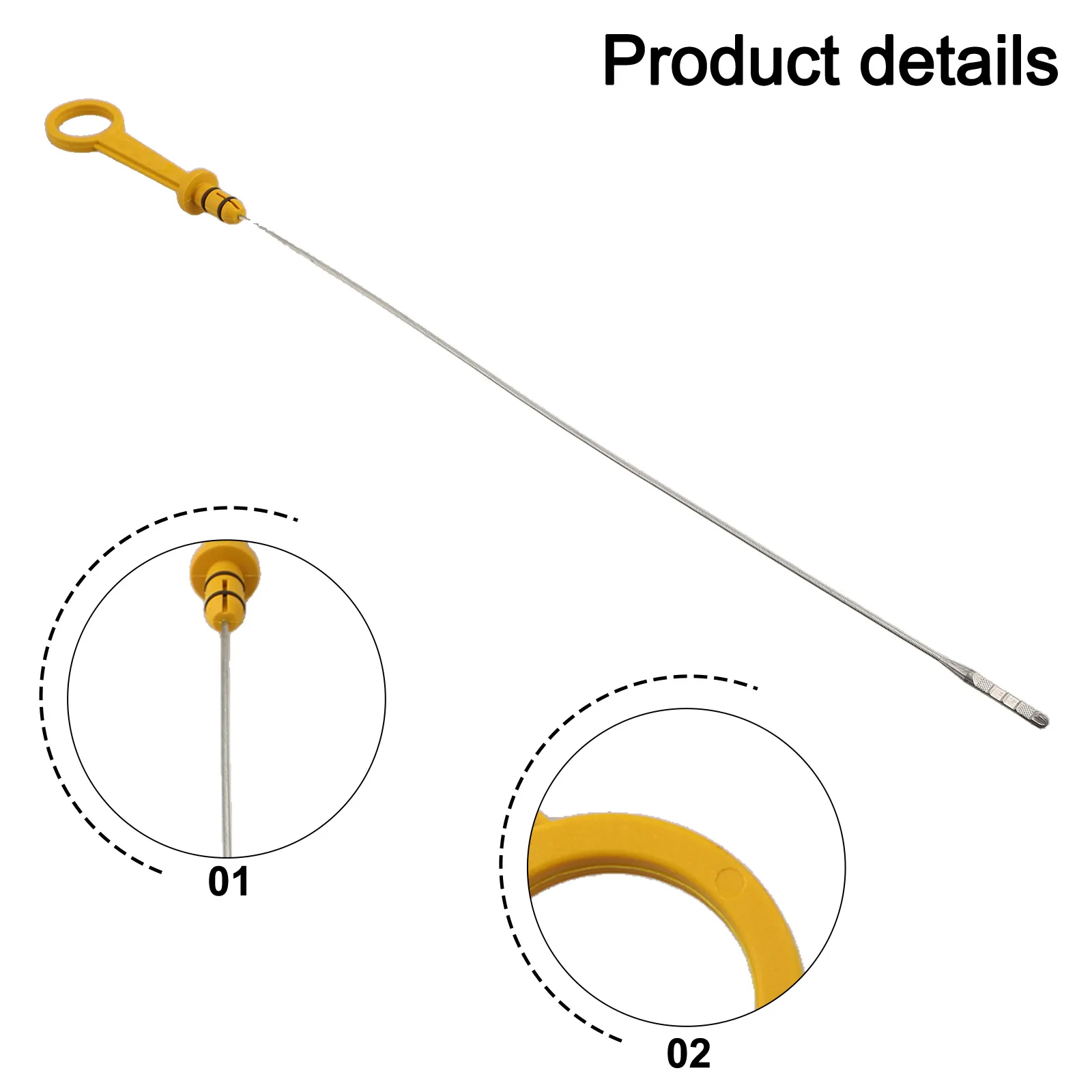 

Engine Oil Dipstick Oil Level Dipstick Vehicle Maintenance Quick To Install Wear-resistant Anti-corrosion Easy To Use