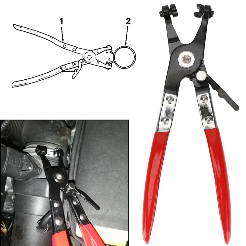 Auto Pliers Removal Tools for Water Pipe Hose Flat Band Ring Tube Clamps Repair Kit Motorcycle Truck Trailer Car Accessories