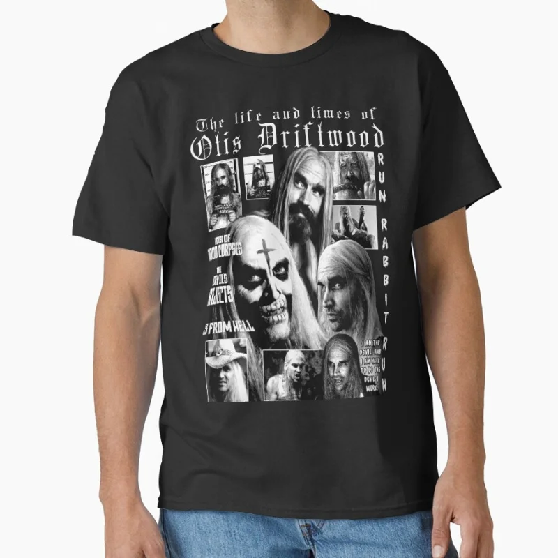 

The Life And Times Of Otis Driftwood rob zombie House of 1000 corpses retro horror movie Scary Halloween T-shirt large size