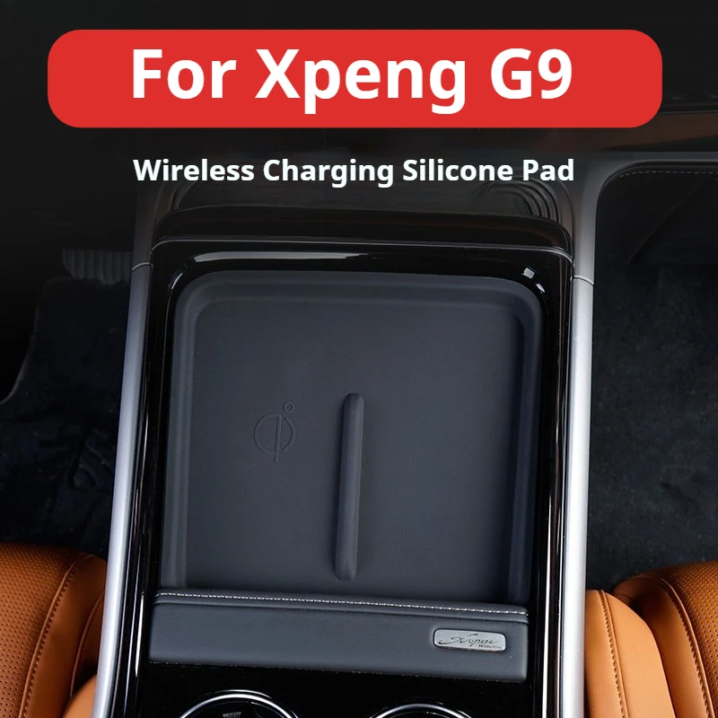 

For Xpeng G9 Xiaopeng G9 2025 2026 Wireless Charging Silicone Pad Central Control Panel Anti Slip Protective Pad