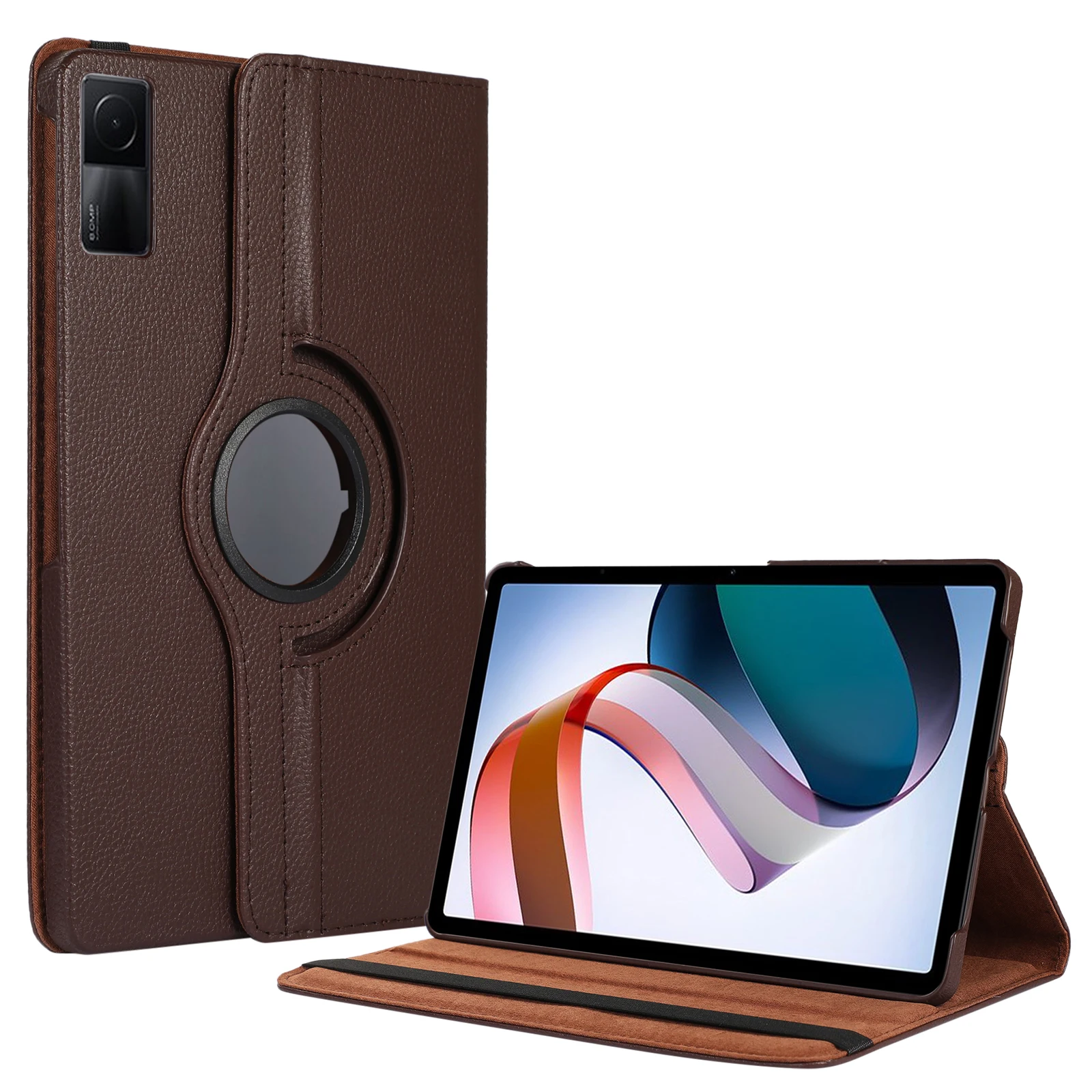 PUTPDB 360 Grad drehbare Hülle für Xiaomi RedMi Pad SE 11"8,7"10,61"12,1 PU-Leder Tablet-Abdeckung Mipad 5 6 11 6S Pro 12,4 Ständerhalter 10