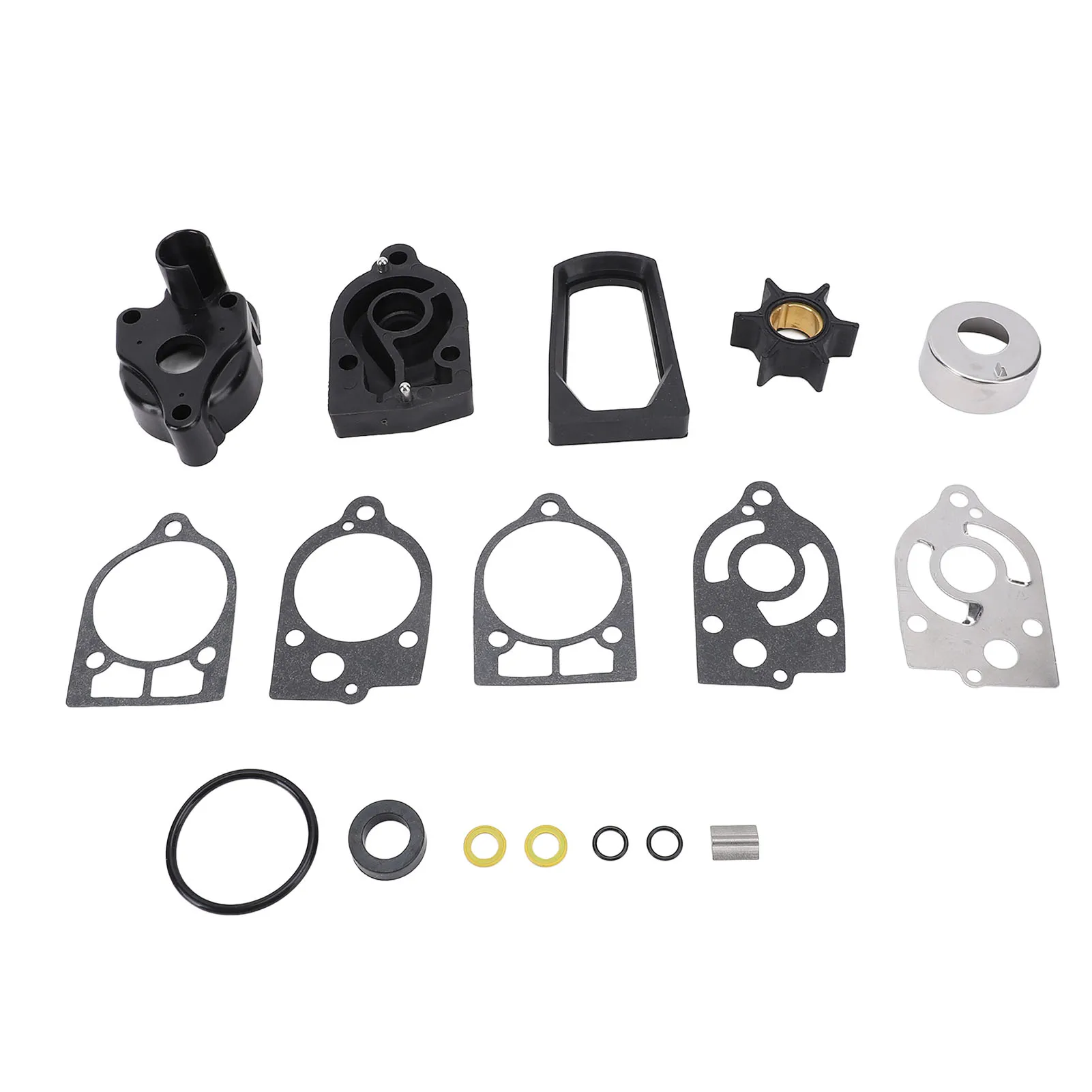 

17 шт. комплект крыльчатки водяного насоса для лодок 46 77177A3 профессиональный ремонтный комплект морского насоса для 35, 40, 50, 60, 70 л.с., 2-тактный подвесной двигатель