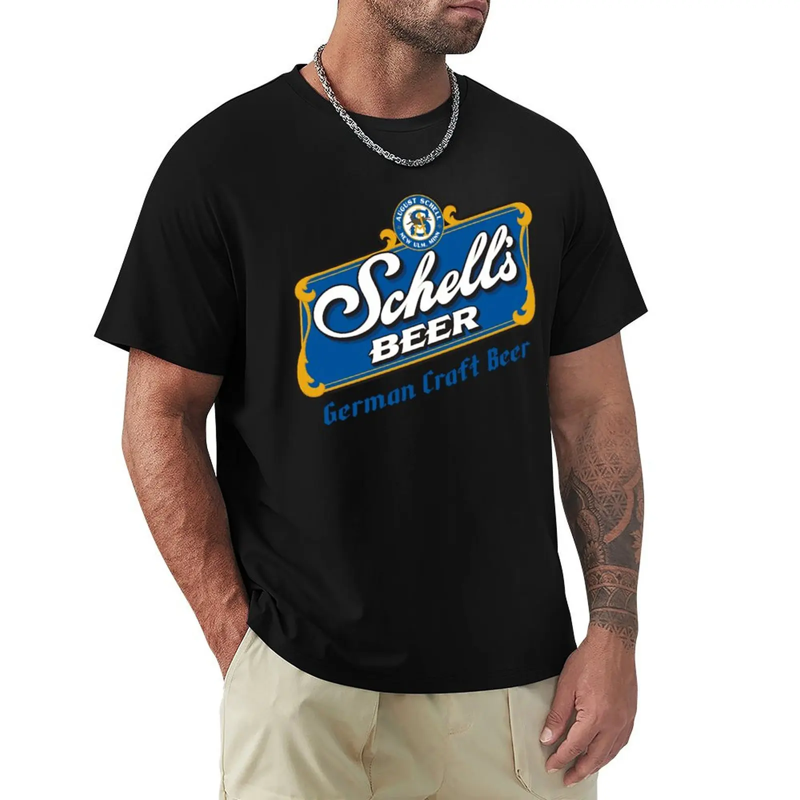 August Schell Brewing Company Grain Belt Beer Stout Lager brewery logo T-Shirt t shirts for man graphic funny T-Shirt