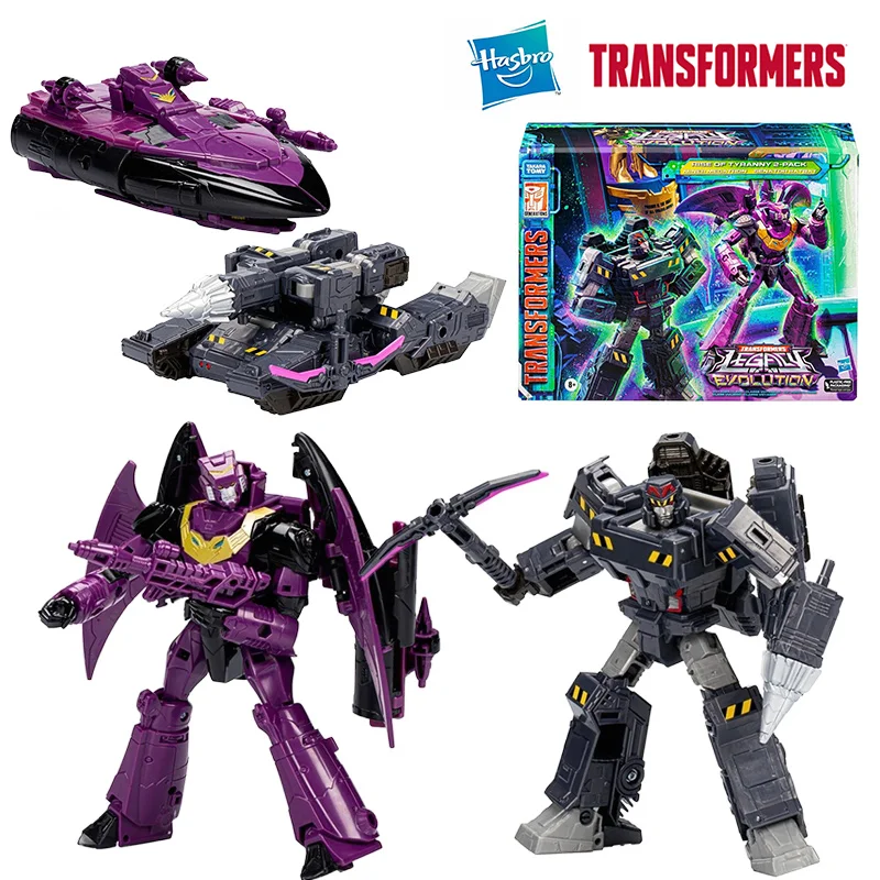 Hasbro Transformers Legacy Evolution Senator Ratbat Miner Megatron Rise of Tyranny 2-Pack Original Action Figure Model Toy Gift