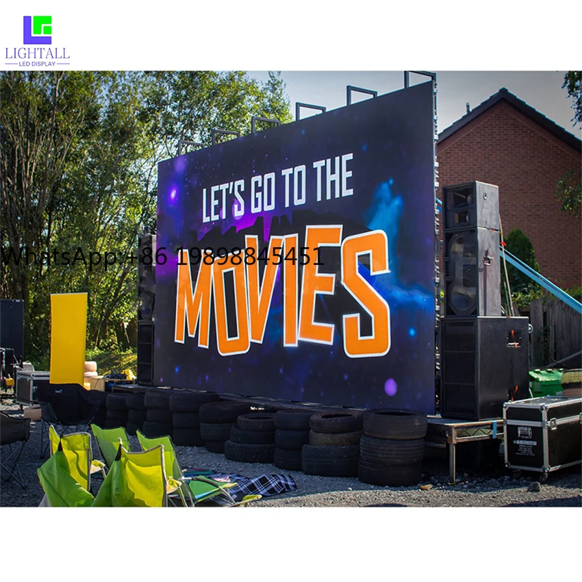 

Водонепроницаемый гигантский P3 сценический светодиодный видеостенный экран P3.91 аренда наружного светодиодного дисплея