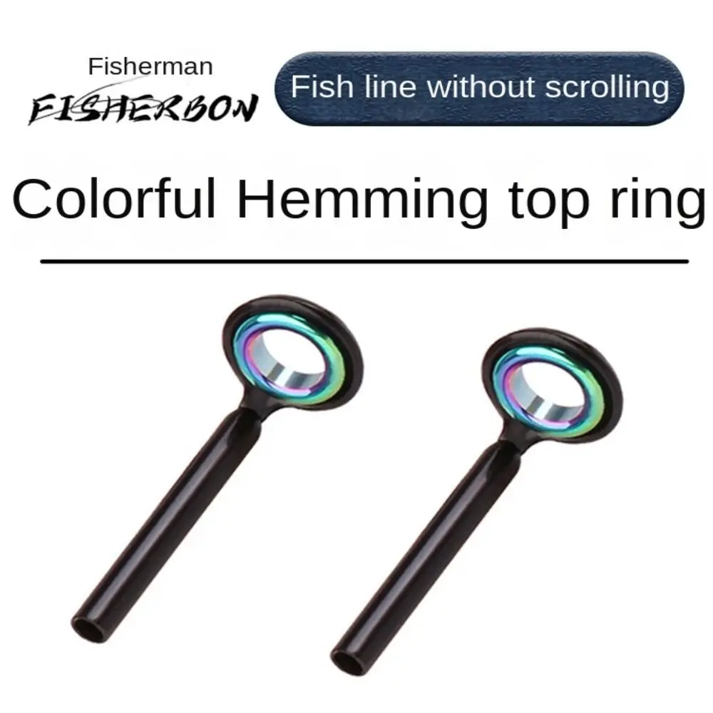Stainless Steel Fishing Rod Guide New O Ring 0.7mm-1.6mm Eye Ceramic Ring fishing Oval Tip Repair Kit DIY image 2