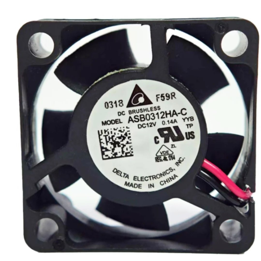 

Delta Electronics ASB0312HA-C DC 12 В 0,14 А 30x30x10 мм 2-проводной охлаждающий вентилятор для сервера