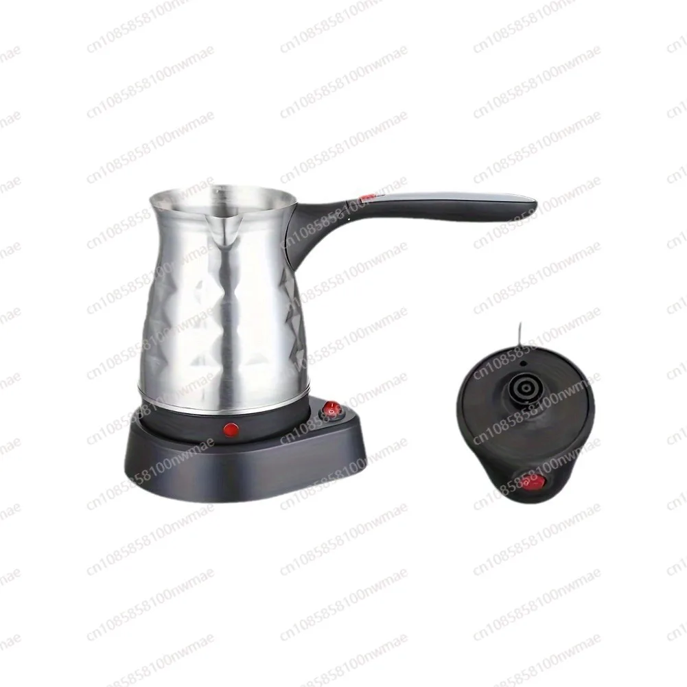 

European and British Mini Coffee Pot Metal with Handle Portable Electric Turkish Coffee Tea Electric