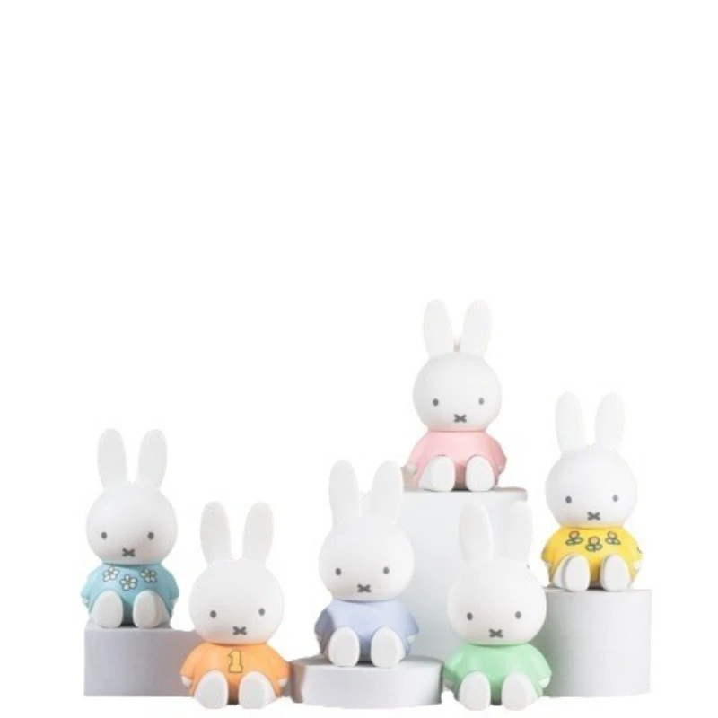 미피 토끼 스트레치 폰 스탠드 시리즈 랜덤박스, 귀여운 피규어, 그리고 주변기기 선물 장식품