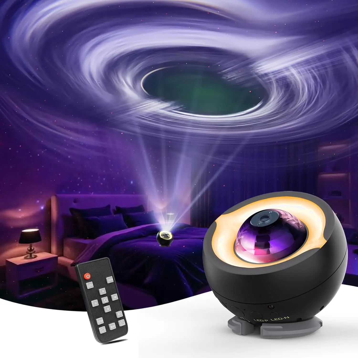 

Проектор звездного неба Galaxy Star с ночником Cosmic Eye, светодиодный декор для спальни и подарки для любителей астрономии