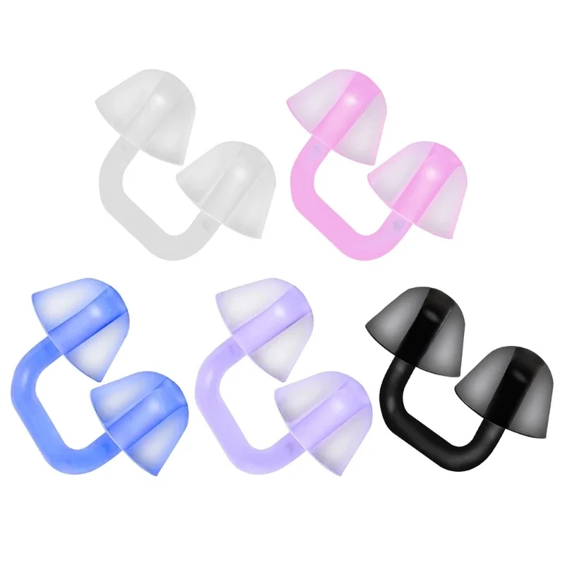 Swimming Nose Plug Comfortable Silicones Nose Protector Reusable Waterproof Swim Nose Clip for Swimming Divings Surfings