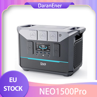 DaranEner NEO1500Pro Portable Power Station 1382Wh LiFePO4 Battery Solar Generator 1800W AC Output 14 Ports for Outdoors Camping