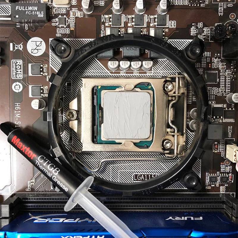 12.8W/mk CTG8 Thermal Paste mini 1g 2g 4g CPU GPU Cmputer Radiator AMD Intel Processor Silicone Grease Thermal Paste