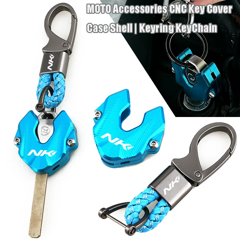 

MOTO Accessories CNC Aluminum Key Case Cover Shell KeyChain Keyring For CFMOTO 675NK 650NK 450NK 675 NK 150NK 300NK 250NK 800NK