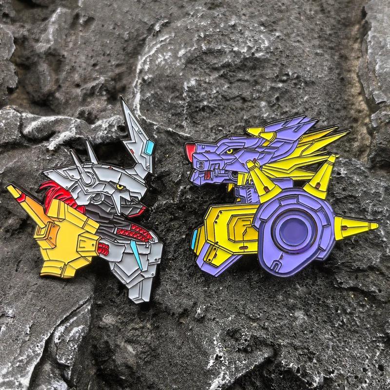 Japanese Anime Digimon Pin Badge On Backpack Cartoon Brooch Pins For Clothes Broche For Schoolbags Friends Gifts