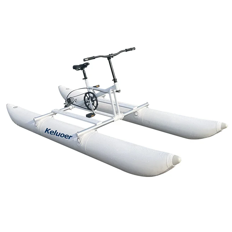 Outdoor fitness ocean adventure aqua bicycle sports portable water float inflatable bicycle