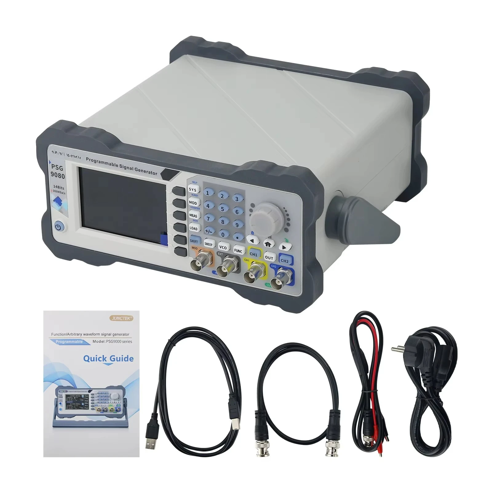 PSG9080 Programmable Arbitrary Generator 1nHz-80MHz Function Generator Pulse Generator