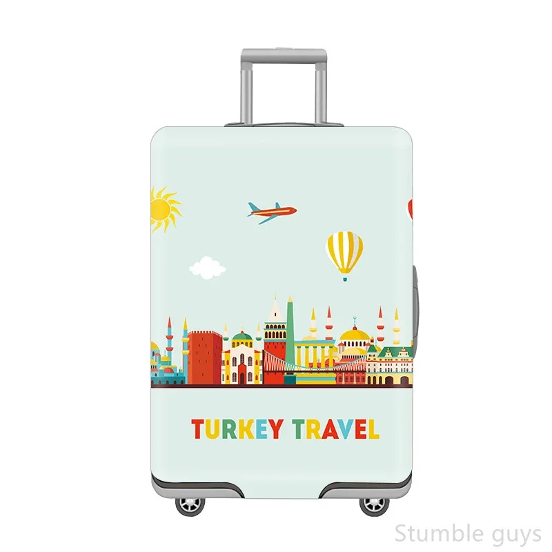 

Stretchy Anti-Scratch Luggage Cover Protective Durable Washable Suitcase Cover Practical For Road Journeys 18-32 Inch