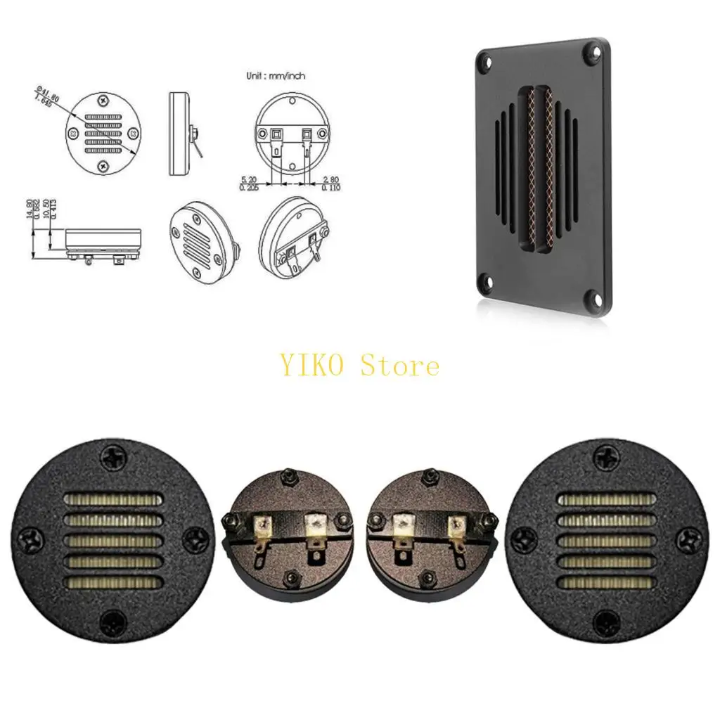 

K32C 8Ohm 1.5inch Tweeter Speaker Easy Installation Unit Air Motion HIFI Treble