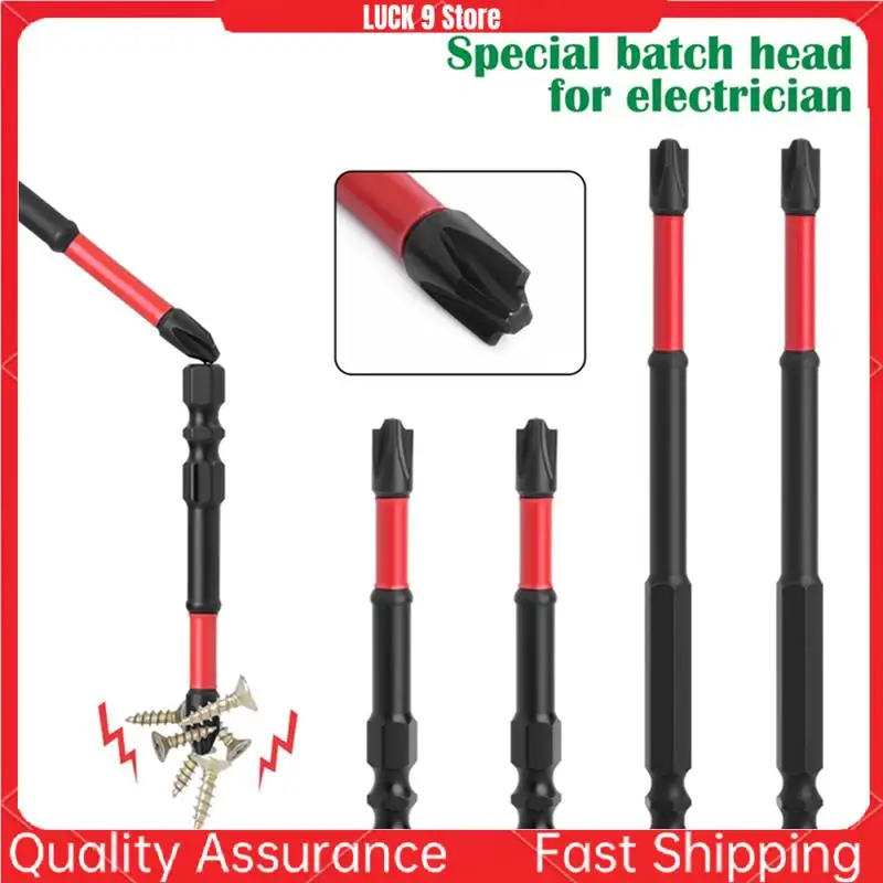 

Anti Non-Slip Screwdriver Bits Magnetic Batch Head Impact Strong PH2 High Hardness Screwdriver Bits Power Tools Durable 110Mm
