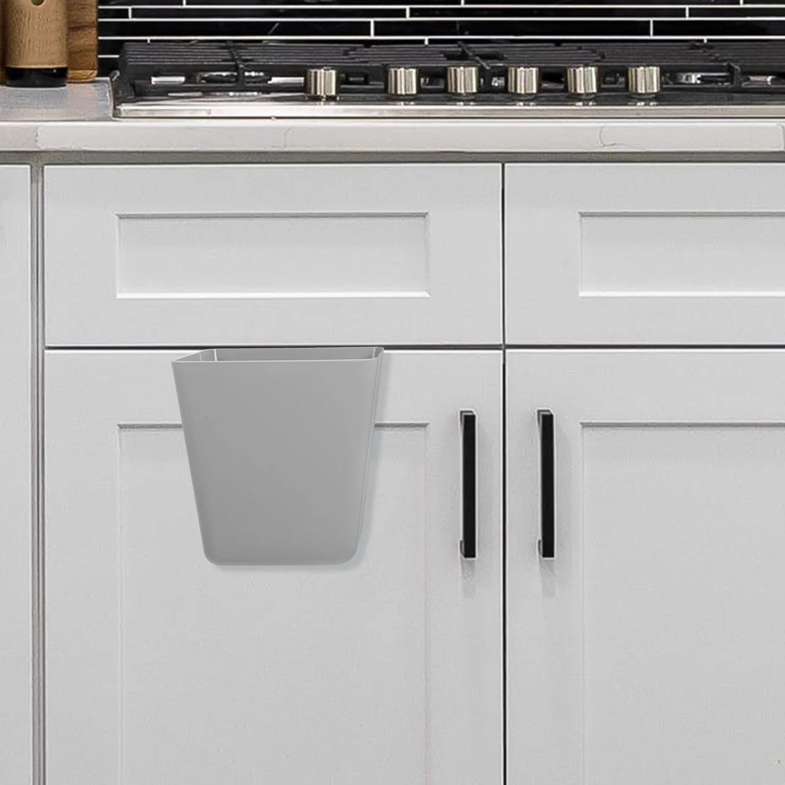 

2Pcs Small Hanging Basket Storage Bin PP Plastic Hanging Cups for Rolling Cart Cart Organizer Waste Container Waste Basket