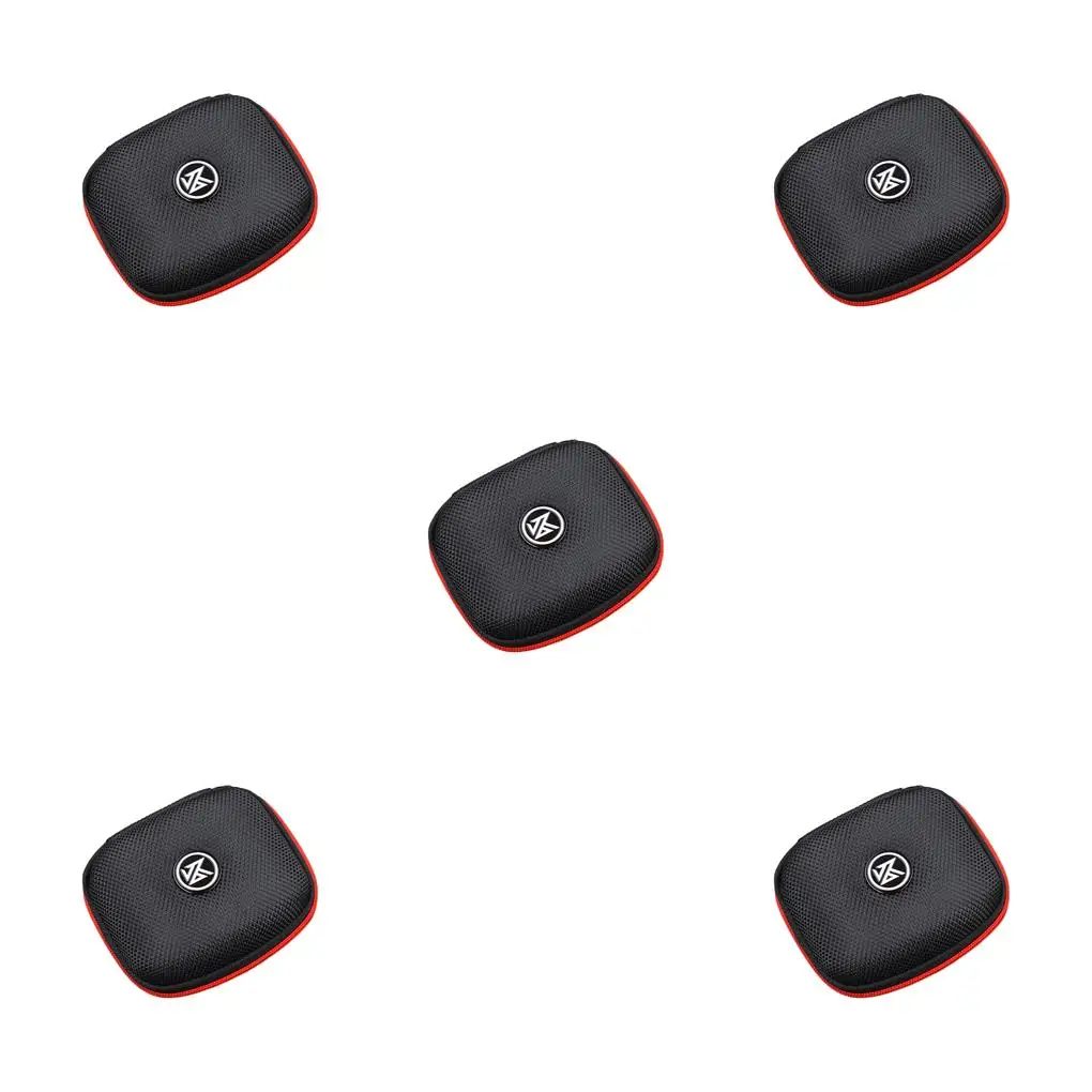 5ชิ้นกล่องเก็บหูฟัง KZ พร้อมซิปไนลอนชุดหูฟังแบบพกพาในร่มกลางแจ้งอุปกรณ์เสริมเคสสำหรับเดินทาง