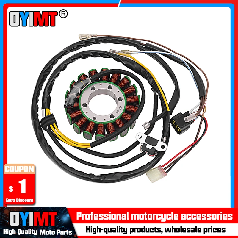 Motorcycle Generator Stator Coil Comp For Polaris ATP 500 4X4 HAWKEYE 400 HO 2X4 HD Ranger Carb SCRAMBLER Sportsman 450 FOREST