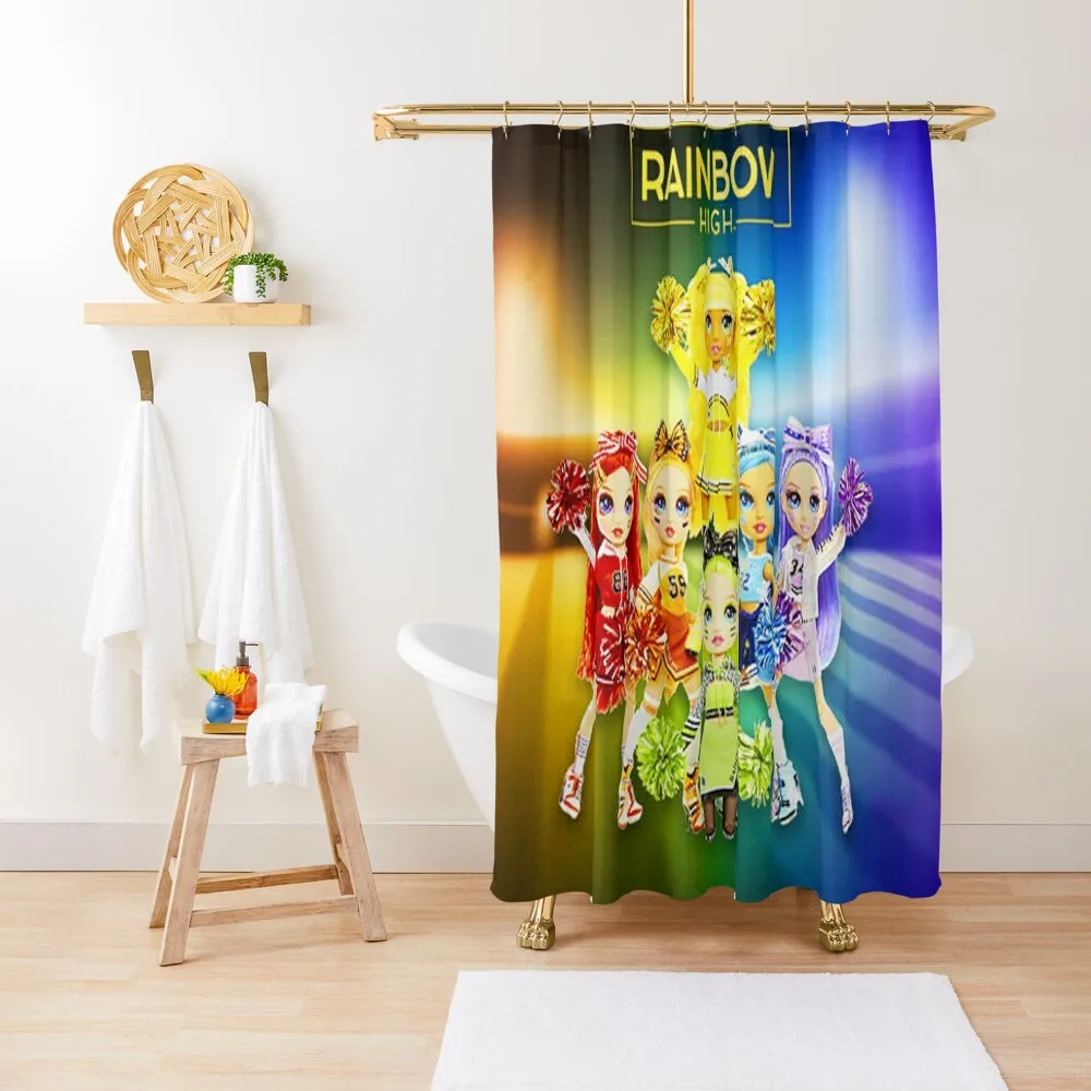 

Rainbow High Gift For Fans rainbow high dolls rainbow high characters\t Shower Curtain Waterproof Fabric Bathroom Curtain