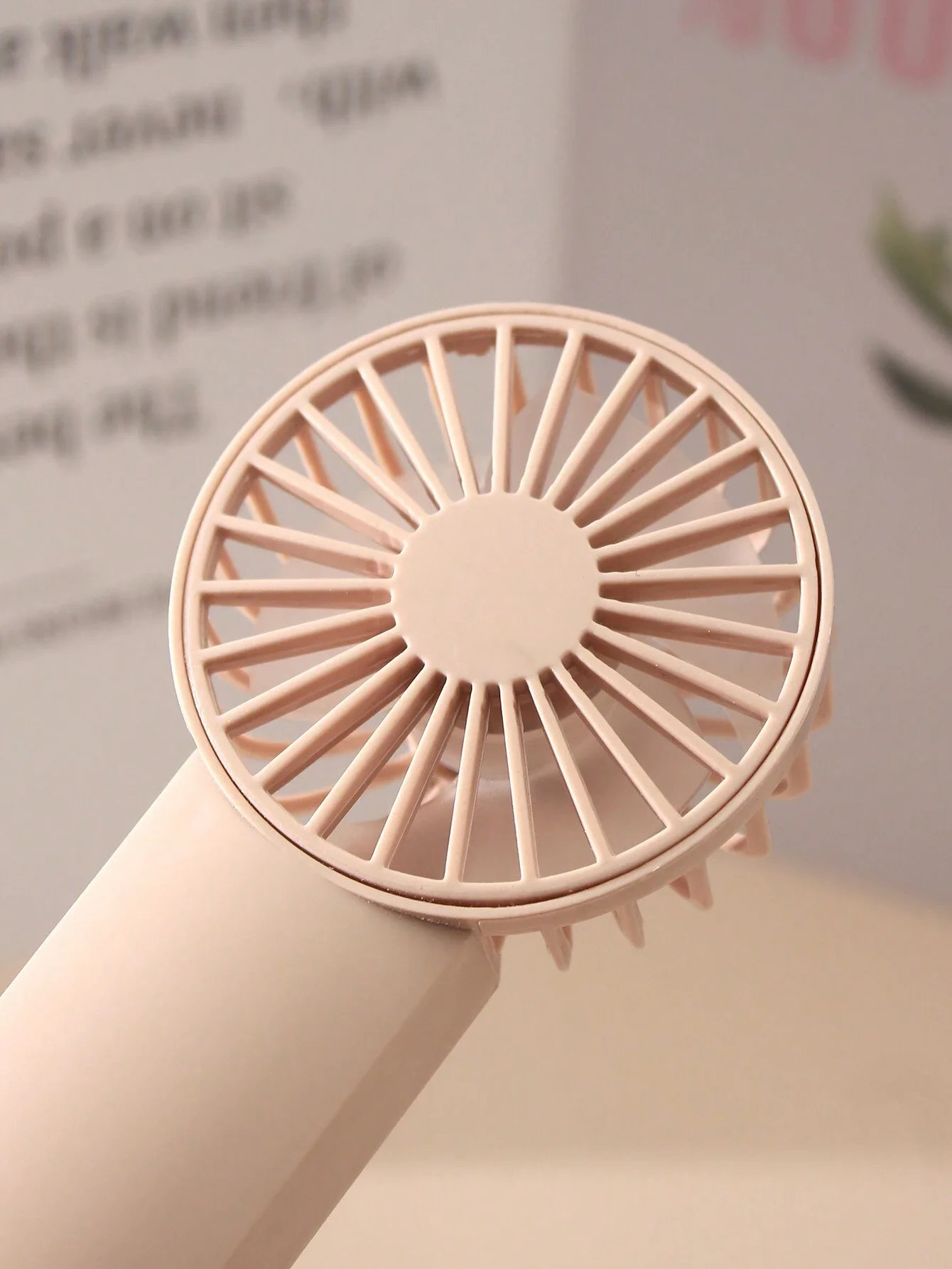 1pc Rechargeable Portable Handheld Mini Fan With One Speed Setting For Outdoor Use, Comes With A Lanyard