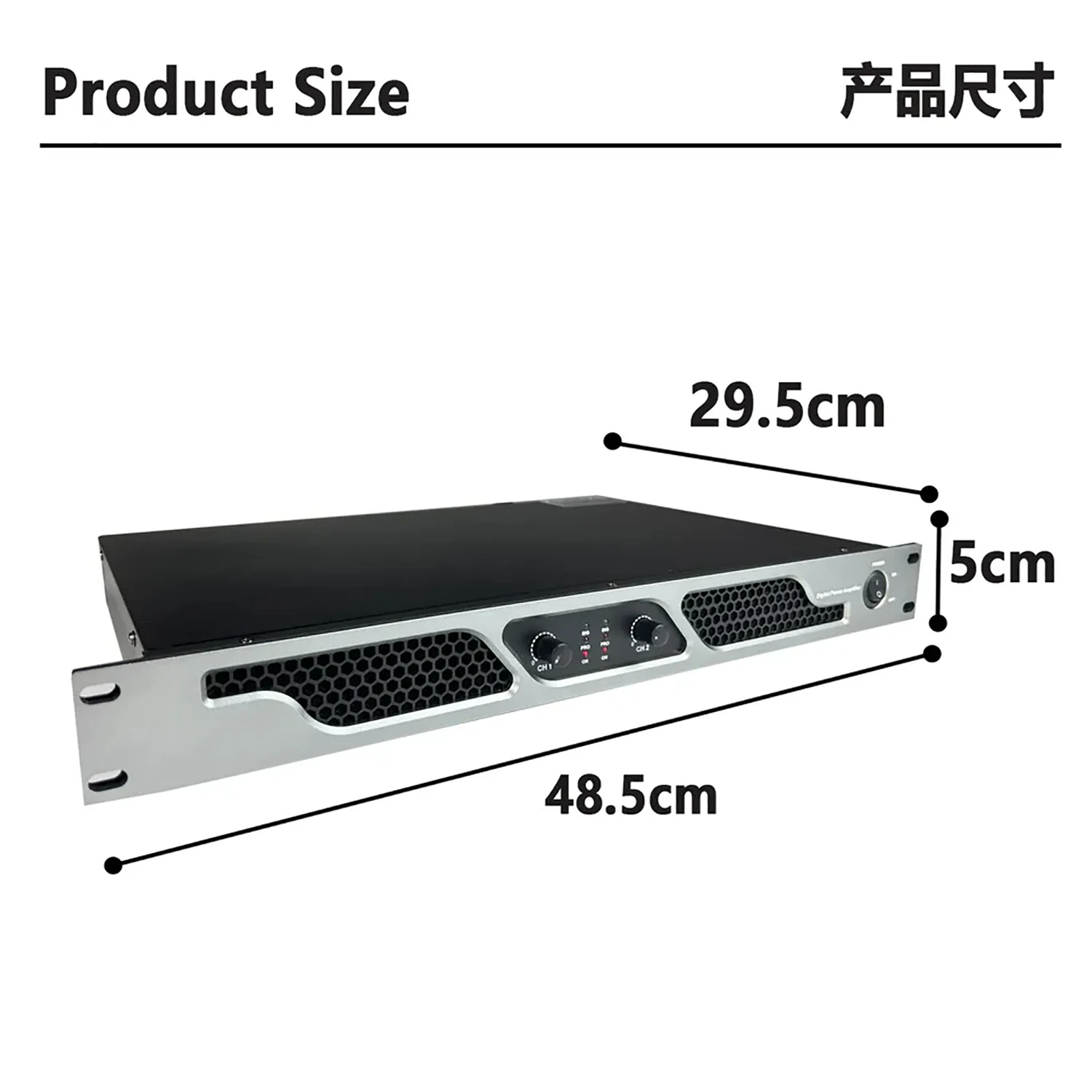 GAP-D2800プロフェッショナルdjステージデジタルアンプ、2チャンネル、600w x 2