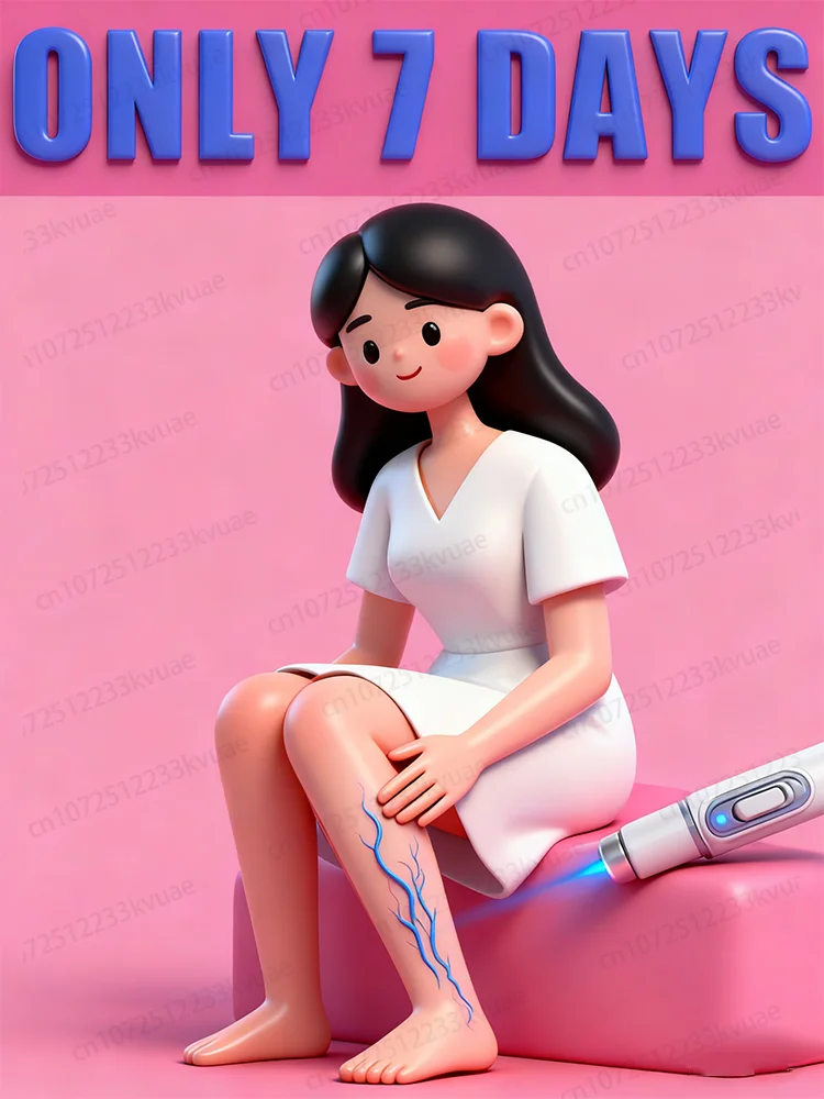 Laser treatment for varicose veins,ᴍᴇᴅɪᴄᴀʟ grade equipment, painless treatment for spider veins and blood in the legs