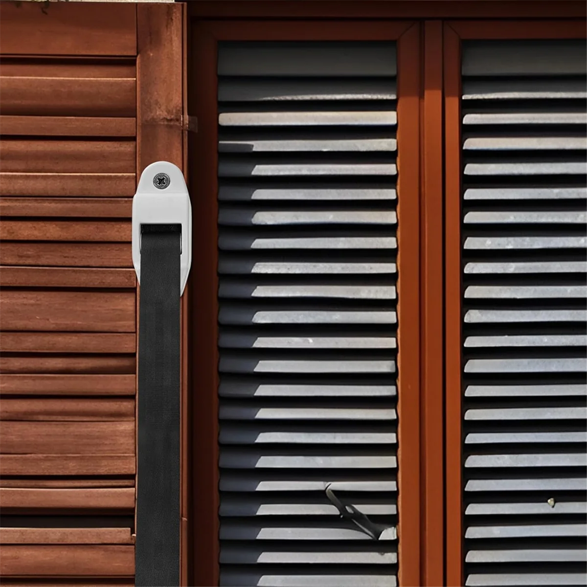 DLOU 8er-Pack Gürtelführung, Rollladen-Riemenführung mit Walze und Bürste, Rollo-Riemenführung (Rolle bis zu 23 mm Riemenbreite)