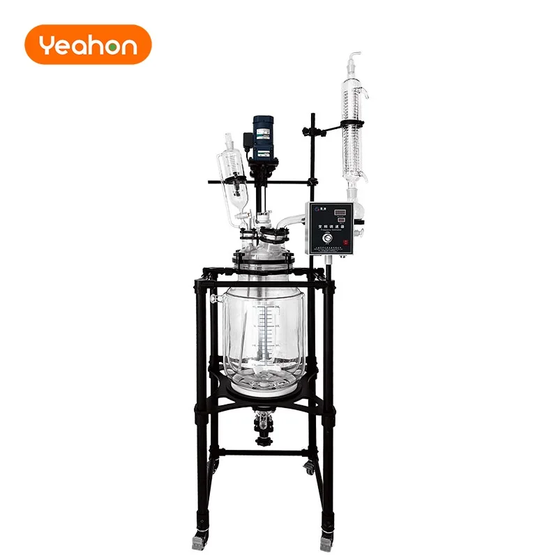

Double Jacket 5L 10L 20L 50L 100L 200L Glass Chemical Reactor