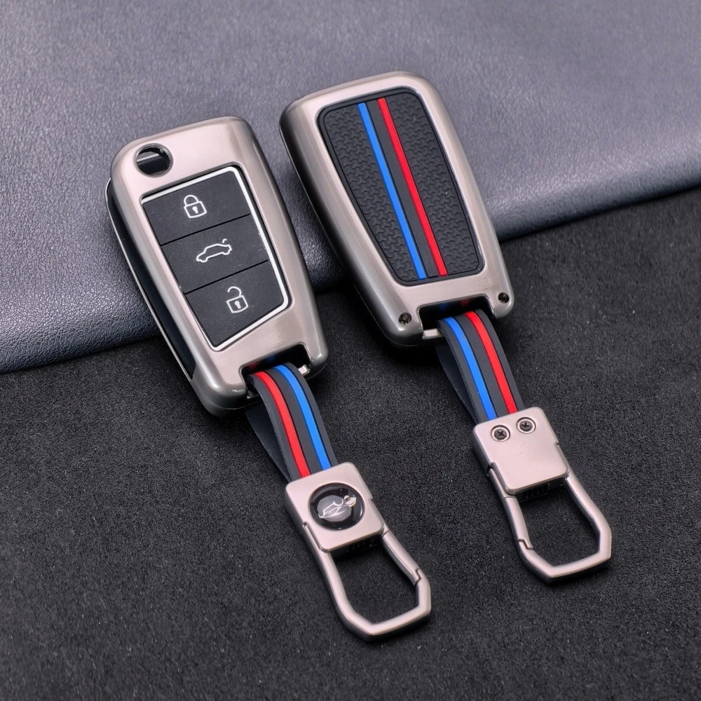 Key case cover For VW golf 7 GTI POLO T-Cross T-Roc touran Tiguan Skoda Octavia Rapid kodiaq Fabia Seat Ibiza leon Ateca Arona
